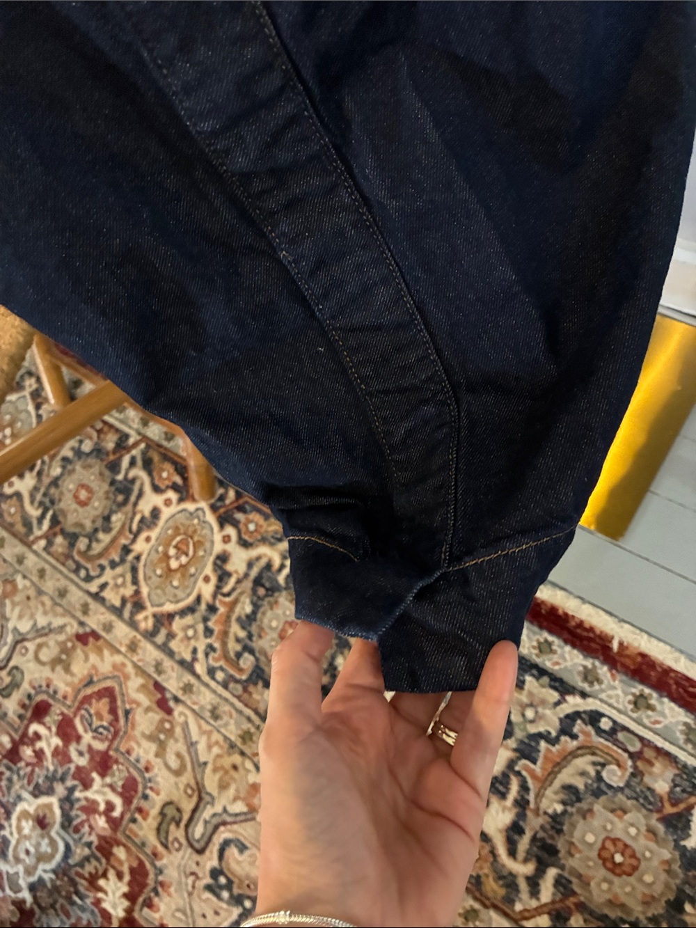 Madewell Sleeveless Denim Shift Mini Dress - Picture 9 of 12